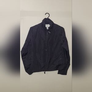 Youth medium Calvin Klein nylon windbreaker pullover jacket black